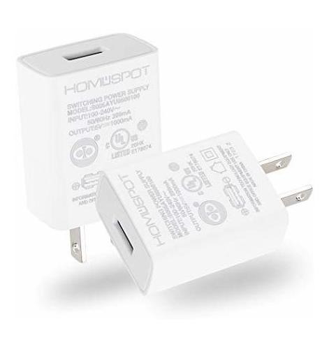 Cargador De Pared Usb Certificado Por Ul De Homespot 5v...