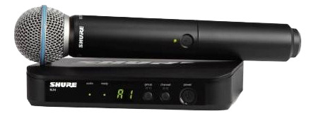 Microfone De Mão Shure Blx24br/b58-j10 - Sistema Sem Fio