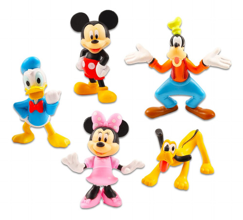 Clásico Disney Mickey And Friends Mini Figuras 5 Unidades Pa