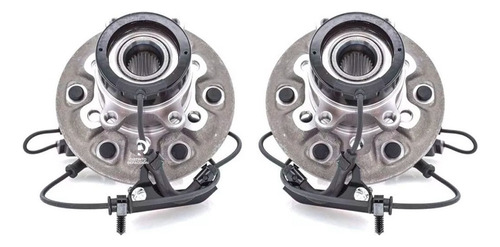 Kit 2 Maza Balero Delantera Colorado 2007 2008 4x4 Abs