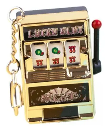 Custom Mini Slot Machine Keychains 3 X 2-6pack Mini Slot Machine Toy Keychain Novelty 3 Pcs | MercadoLibre