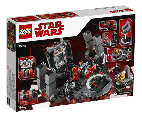 Kit De Construcción Lego Star Wars 75216 Snokes Throne Room