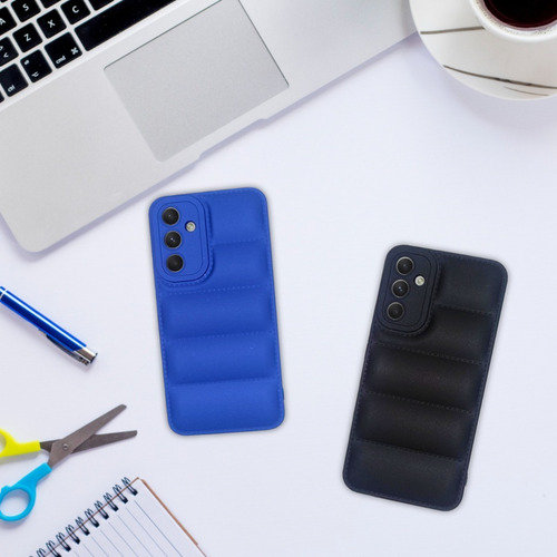 Imagen 6 de 8 de Funda Para Samsung A54 A34 A14 5g Tpu Puffer Colores