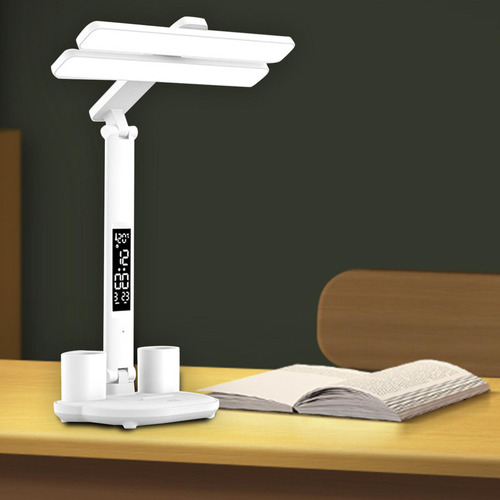 Lámpara De Escritorio Led Con Soporte Para