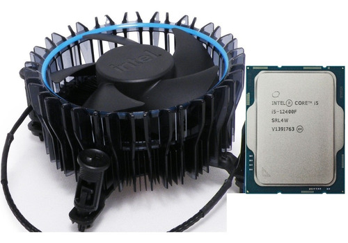 Processador gamer Intel Core i5-12400F BX8071512400F de 6 núcleos e 4.4GHz de frequência com gráfica integrada