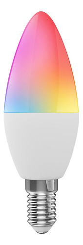 Wifi Smart Bombilla Rgb+w+c Led Vela Bombilla 5w E12 Regulab