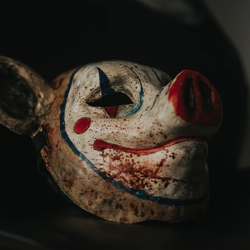 Máscara De Emulsión De Cerdo Realista Horror Animal Bloody