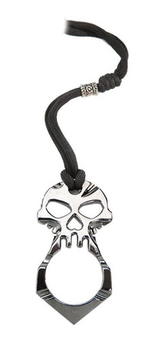 Chaveiro Skull Soco Inglês Metal Caveira Kubotan