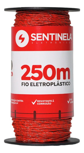 Fio Eletroplastico Sentinela Inox 0,25 Mm 15/3 Rl 250 Metros