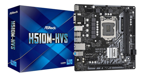 Mb Asrock H510m Intel Core De 11 A Gen Ddr4 3200mhz  Hdmi