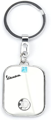 1 Llavero De Scooter Para Vespa Gts Lx Px Lx Keychain Blanco