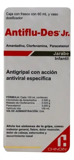 Antiflu-des Jr. Jarabe Infantil Frasco C/ 60 Ml