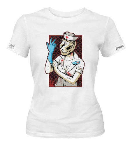 Camiseta Estampada Silent Hill Enfermera Nurse Blink 182 Idk