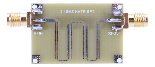 Filtro De Paso De Banda Microstrip De 2,4 Ghz Impreso A Dobl