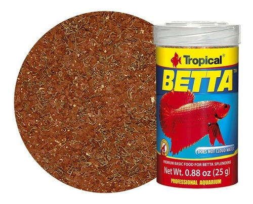 Alimento Para Peces Betta Tropical 100ml/25g