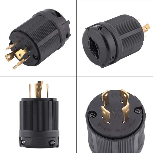 Clavija Para Planta D Luz 120/240v 30amp Generador Uso Rudo