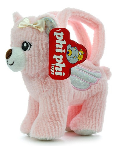 Peluche Carteritas Caniche 20cm - Phi Phi Toys Color Rosa