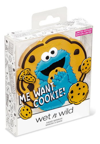 Wet N Wild Espejo De Mano Comegalletas, Galleta Con Chispas Marco Ocre