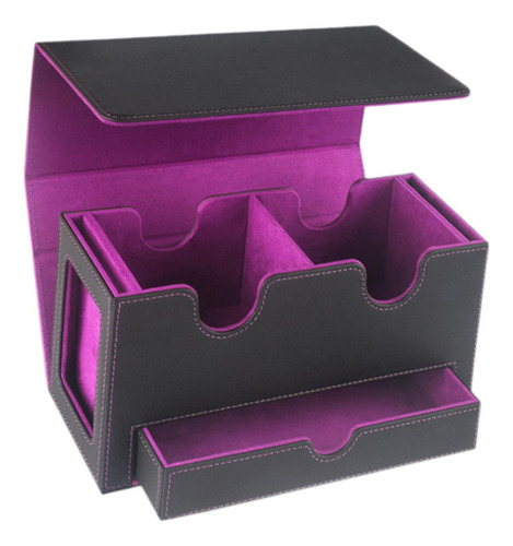 Caja De Baraja De Cartas Caja De Púrpura