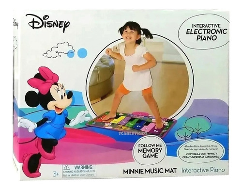 Minnie Alfombra Musical Con Juego De Memoria Scarlet Kids