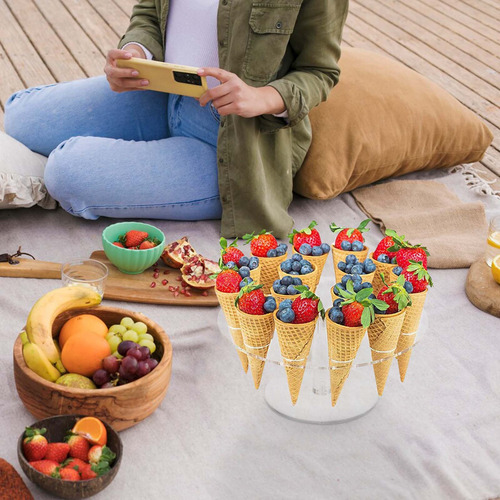 Estante Expositor De Helados Lnew Con 16 Orificios Hecho De