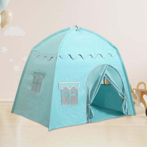 Tienda De Campaña De Hadas Para Niños,, Portátil, Azul