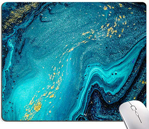 Pad Mouse - Swirls Marble Mouse Pad, Ripples Of Agate Design