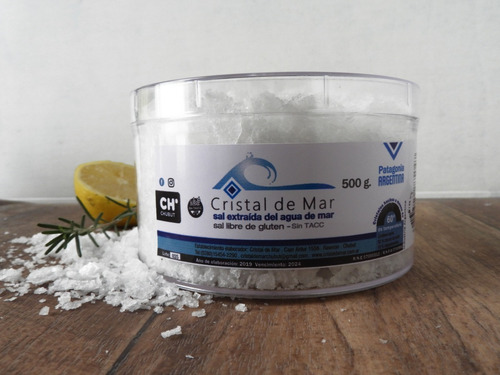 Sal Marina Natural Comestible Fina Y En Escamas . Combo