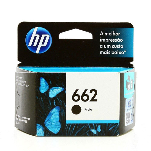 Cartucho Hp 662 Negro Original Cz103al Nuevo Wis