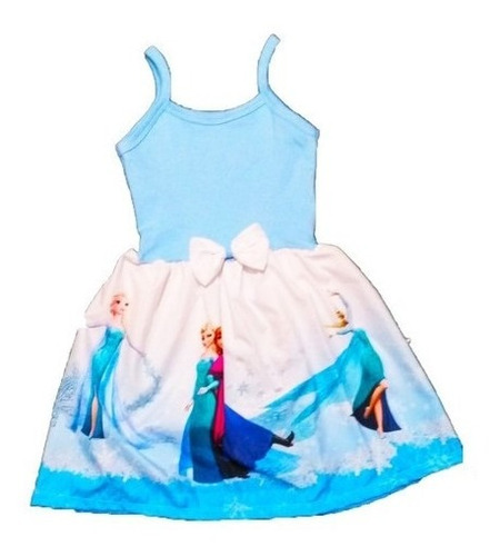 Vestido Infantil Alcinha Criança Menina Elza Frozen Ana Olaf