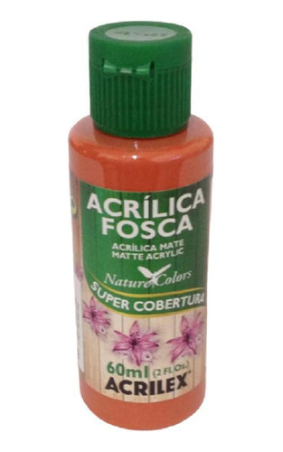 Tinta Acrílica Fosca Telha - 932 - Acrilex - 60ml