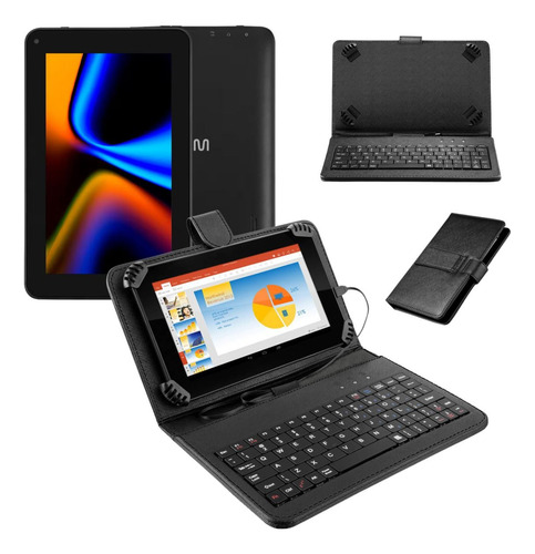 Tablet M7 Wi-fi 64gb 4gb Ram Nb409 + Case Com Teclado Gboard