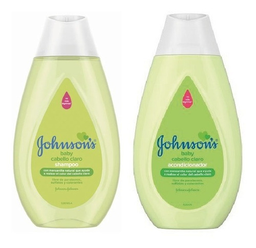 Shampoo Y Acondicionador Johnson & Johnson Manzanilla 200 Ml