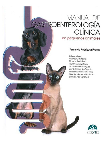 Libro Manual De Gastroenterología Clínica En Pequeños Animal