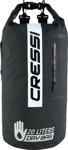 Bolsa Seca Cressi Dry Bag Impermeable Cap 20lts Negro
