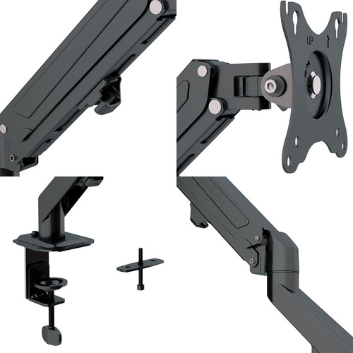 Imagen 7 de 10 de Rack Soporte Para 1 Monitor 17 A 27 PuLG
