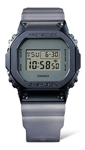Imagen 3 de 6 de Reloj Casio G-shock Youth Humeado Azul Gm-5600mf-2cr