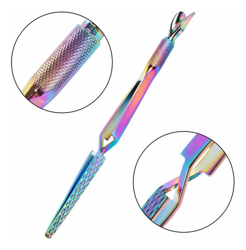 Pinza Magic Wand Empujador Cuticula Removedor Uñas