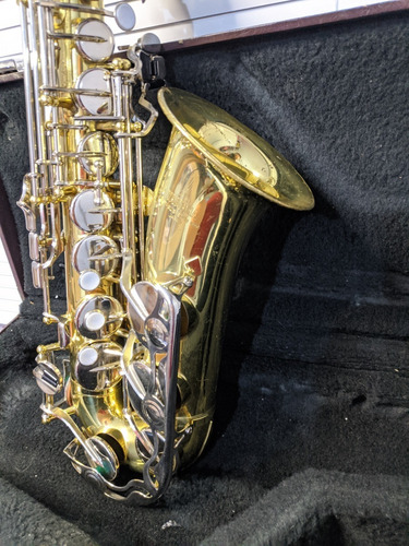 Saxofone Alto Mib Yamaha Yas 23 Dourado Japão Original