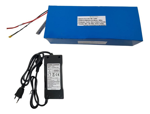Bateria Para Bicicleta Sousa 48v 13ah Com Carregador