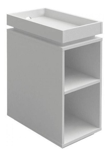 Mesa De Cabeceira Lateral Branco Em Mdf