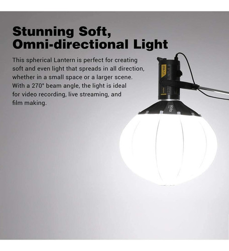 Modificador De Iluminación Para Linterna Softbox 50cm