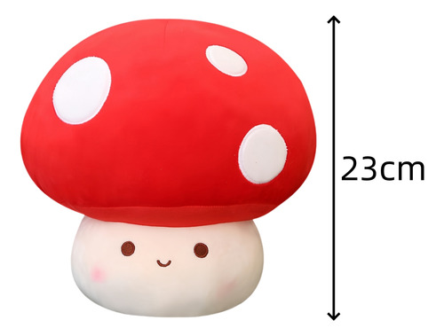 Muñeca De Peluche Suave En Forma De Hongo, Regalo Para Niños