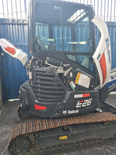 Mini Escavadeira Bobcat Mod. E26 Ano 2023 374.4h Ar + Aço