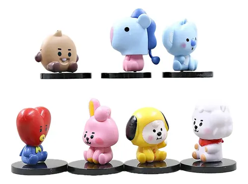 Conjunto De Mascotes Bts Bt21 Bonecos K-pop Army Fã | Parcelamento