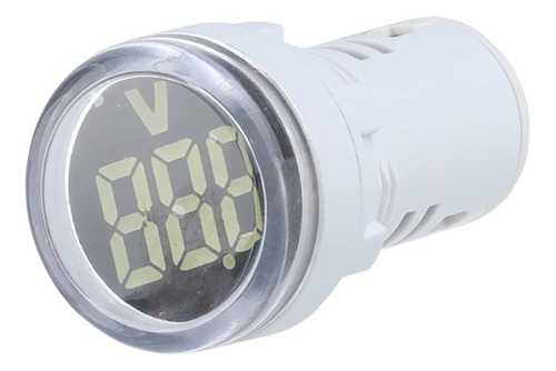 Luz Piloto Led Voltimetrica 22mm Blanca