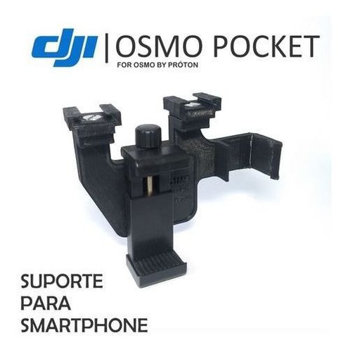 Kit 4 Em 1 Para Osmo Pocket - Suportes Adaptadores E Led