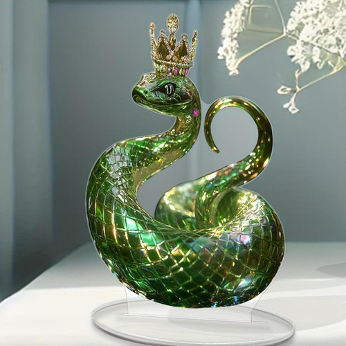 3 Adorno De Mesa De Serpiente De Acrílico, Decoración De