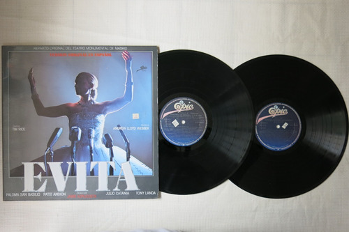 Vinyl Vinilo Lp Acetato Evita Version Original En Español