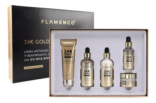 Pack 24k Linea Antiedad Serum Limpiador Tónico Loción Crema